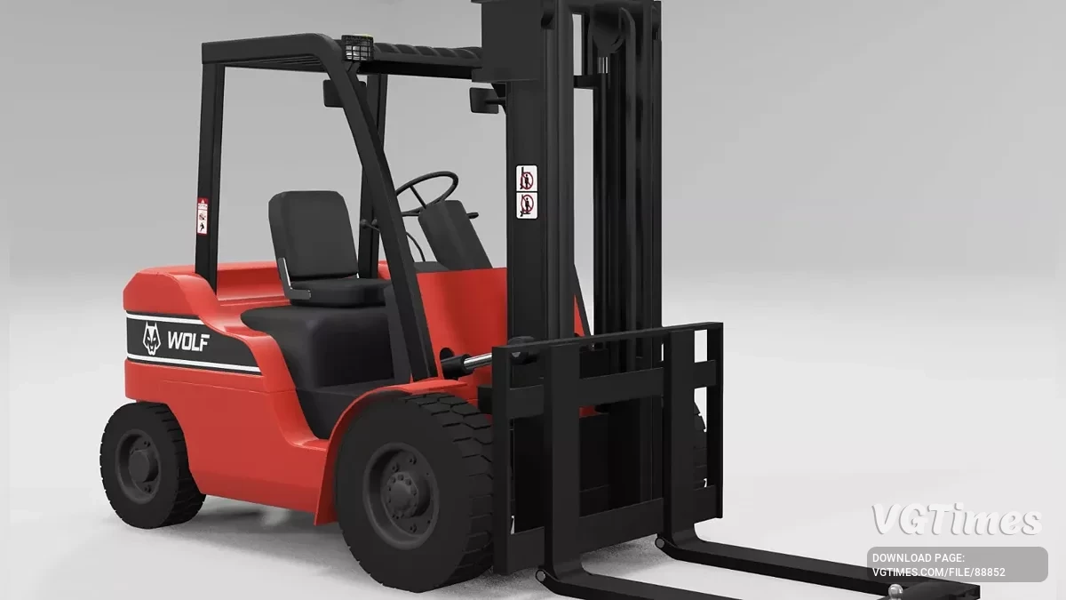 BeamNG.drive — Forklift Wolf Heavy Industries Medium (0.37.x)
