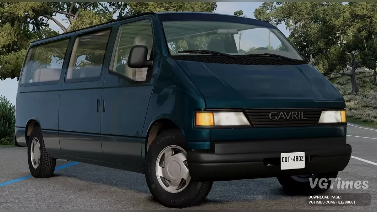 BeamNG.drive — Gavril Mule (European Gavril H-Series) 1990-2011 v4.50 (0.37.x)