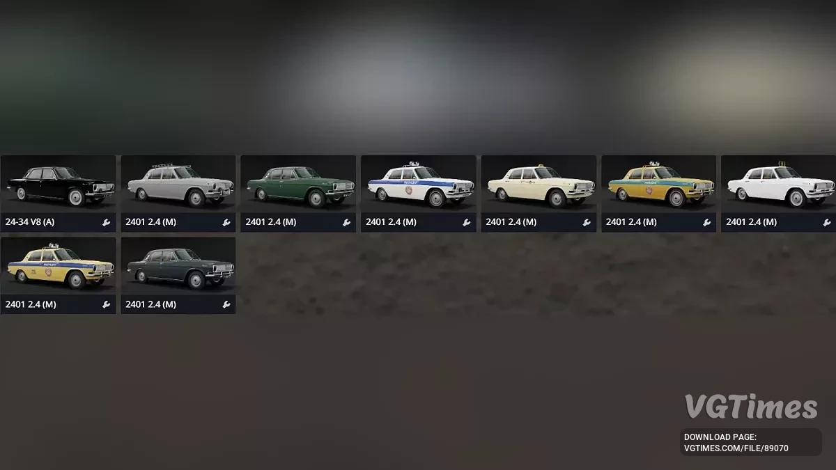 BeamNG.drive — GAZ-24 Volga v3.0 (0.37.x)