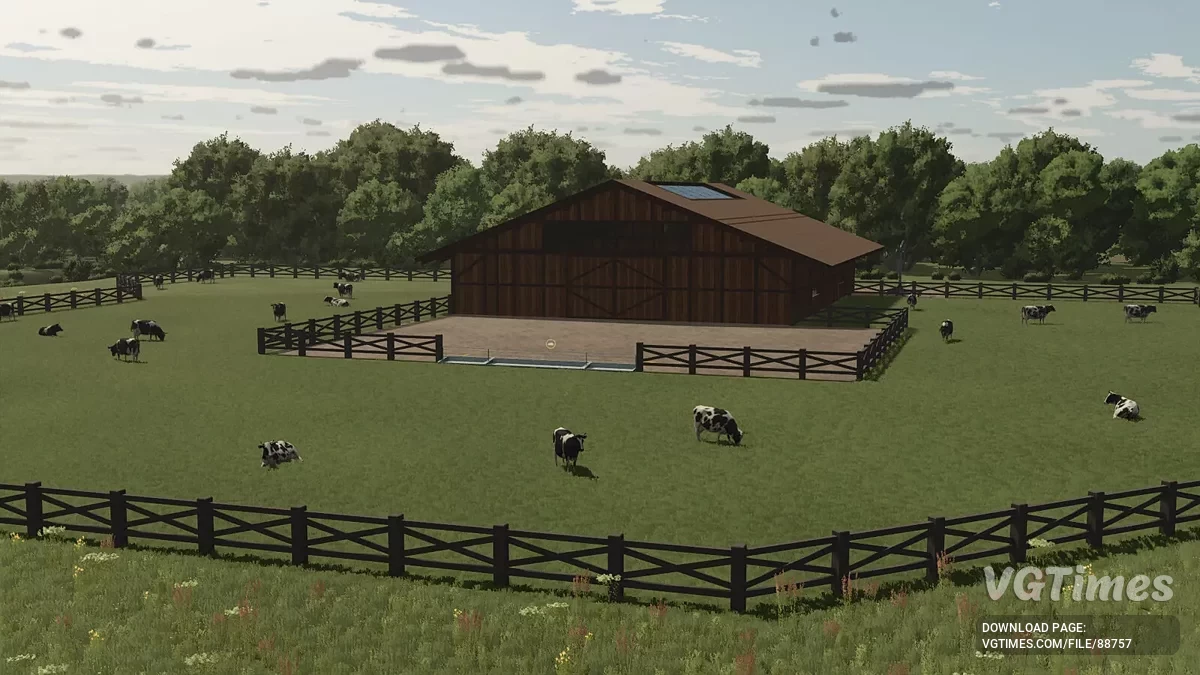 Farming Simulator 25 — Готовые загоны для животных