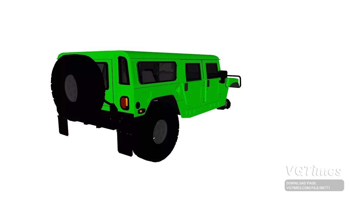 Simple Car Crash Physics Sim — Hummer H1