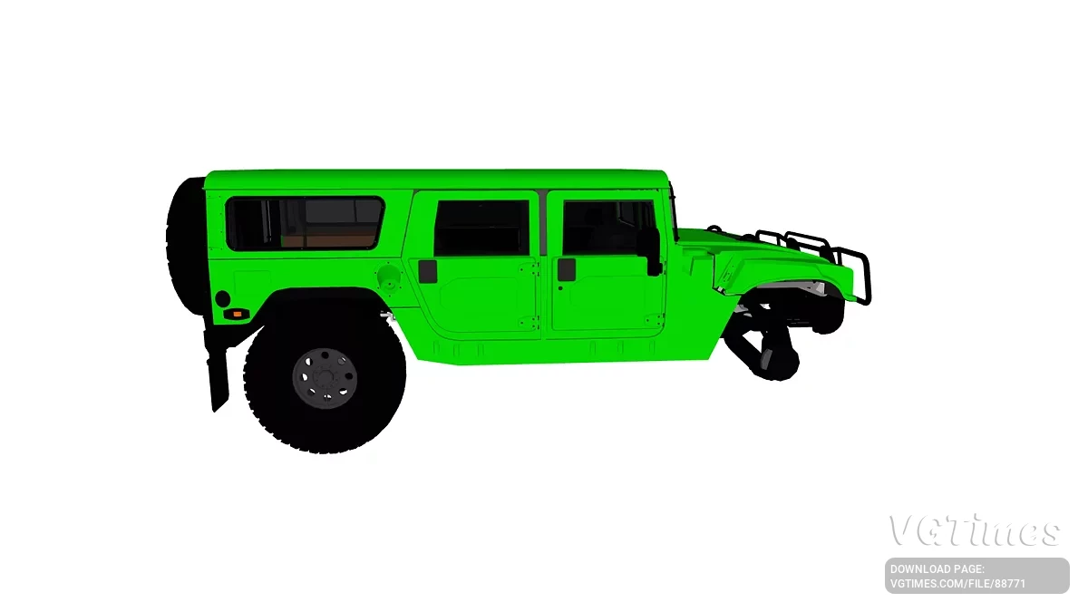 Simple Car Crash Physics Sim — Hummer H1