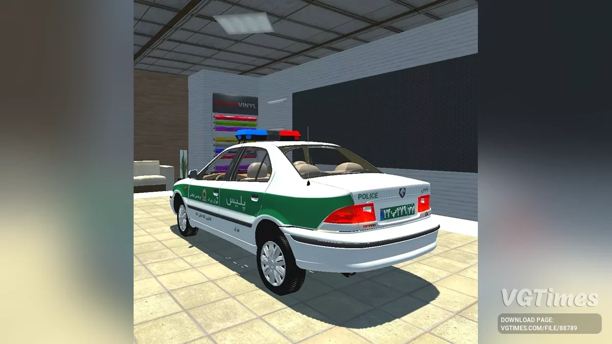 Not Simple Car Crash — Ikco Samand Police