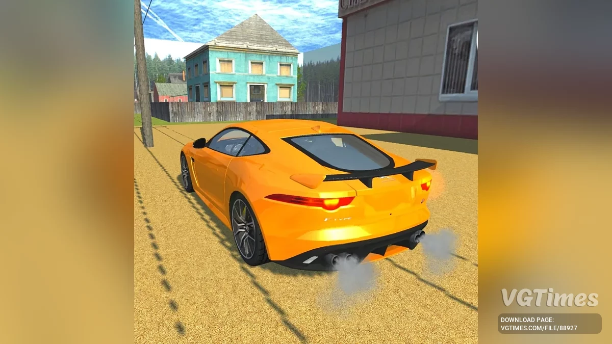 Simple Car Crash Physics Sim — JAGUAR F-Type