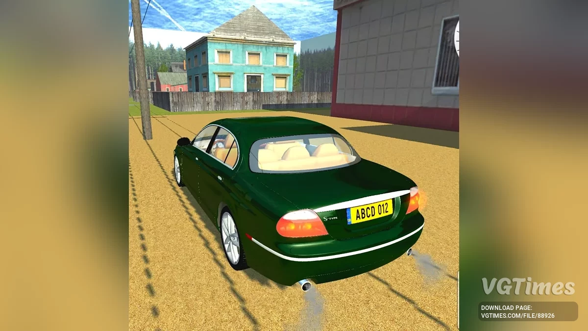Simple Car Crash Physics Sim — Jaguar S Type R (2002-2008)