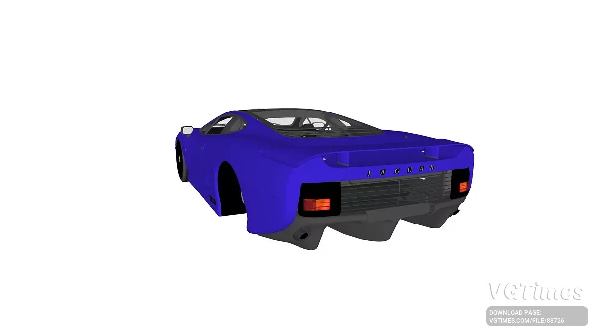 Simple Car Crash Physics Sim — Jaguar XJ220