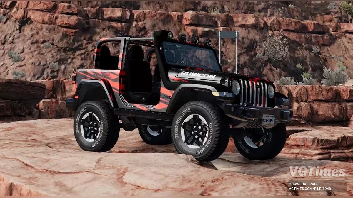 BeamNG.drive — Jeep Wrangler Rubicon (JL) 2018 v4.05 (0.37.x)