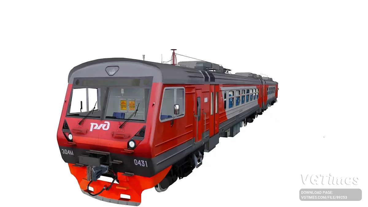 Simple Car Crash Physics Sim — Электричка ЭД4М