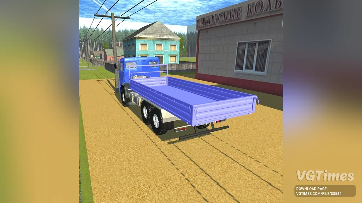 Simple Car Crash Physics Sim — Камаз 43118 бортовой