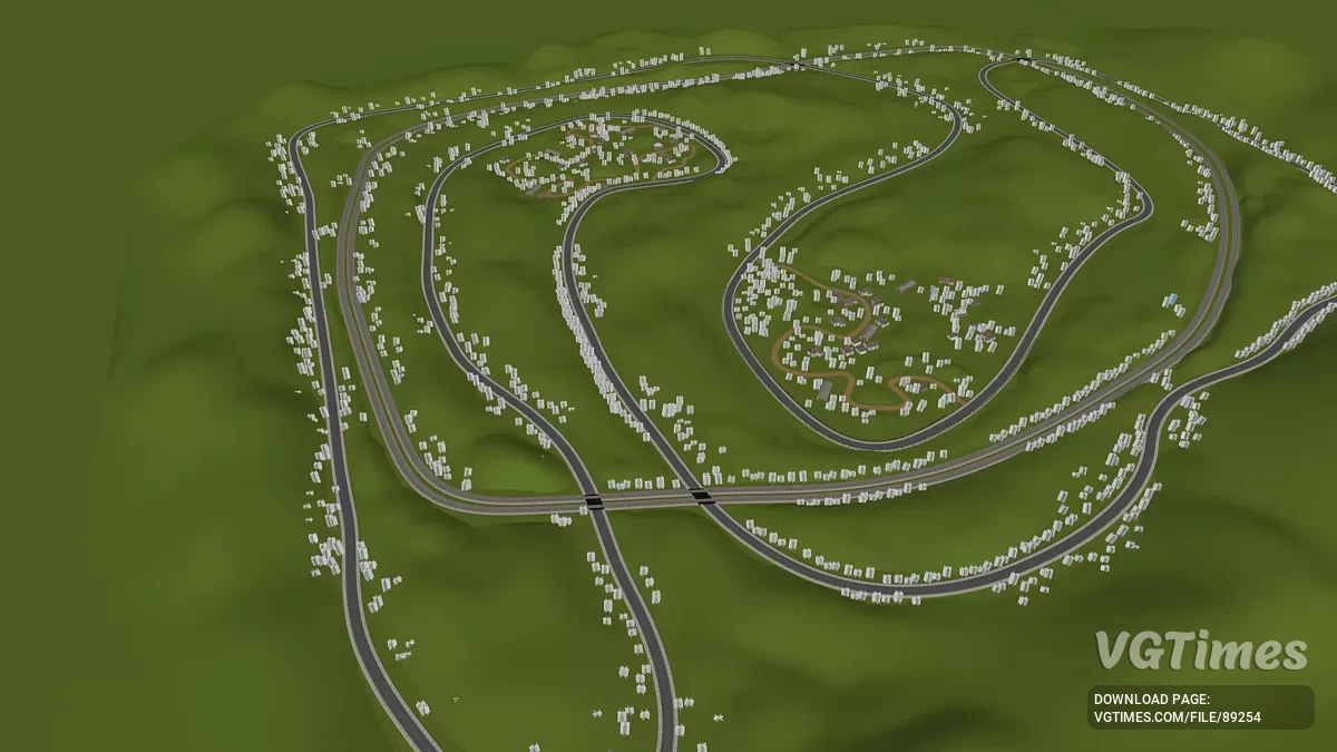 Simple Car Crash Physics Sim — Карта с железной дорогой