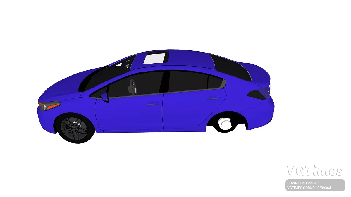 Simple Car Crash Physics Sim — Kia Cerato