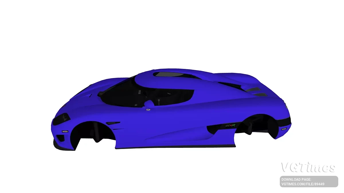 Simple Car Crash Physics Sim — Koenigsegg CCXR