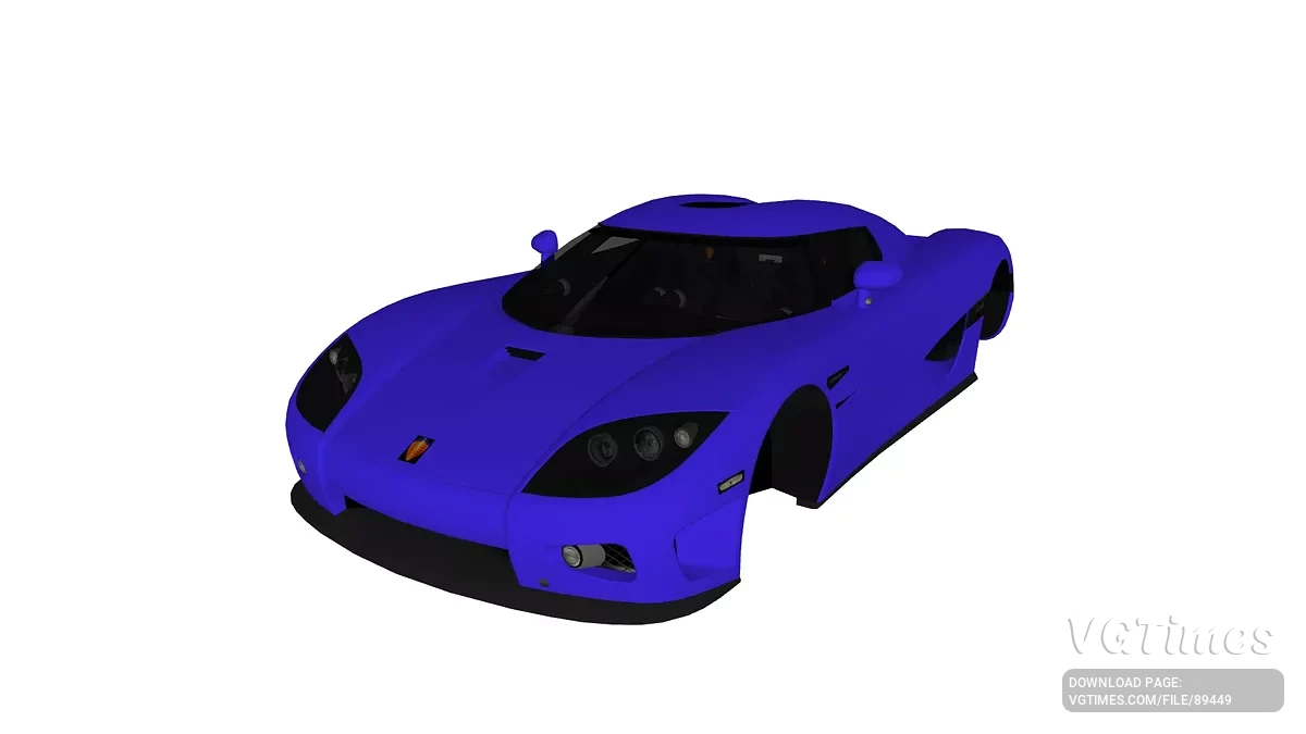 Simple Car Crash Physics Sim — Koenigsegg CCXR