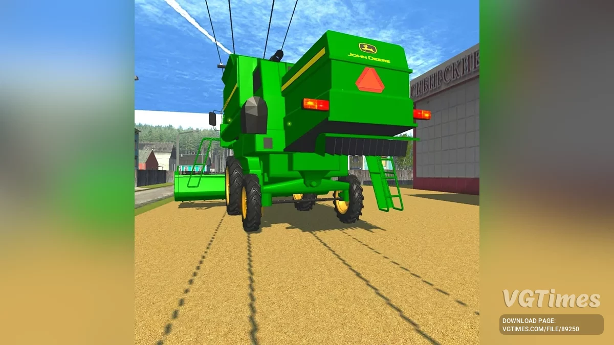Simple Car Crash Physics Sim — Комбаин JohnDeere