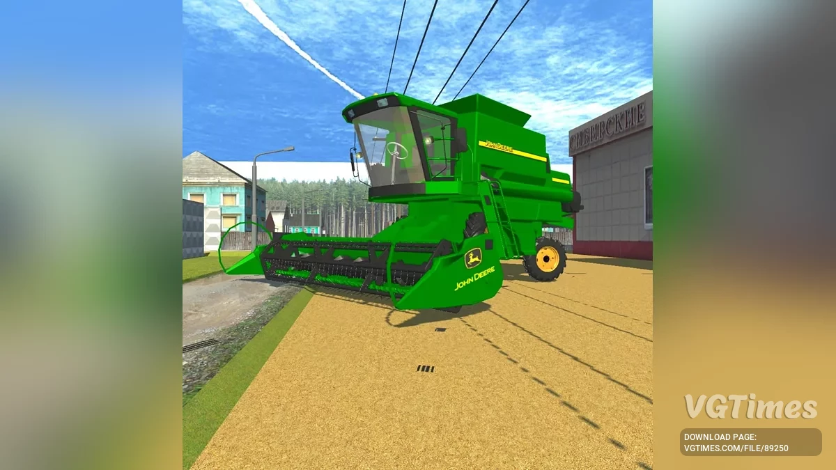 Simple Car Crash Physics Sim — Комбаин JohnDeere