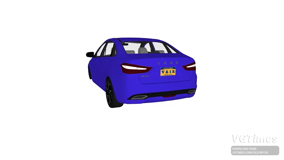 Simple Car Crash Physics Sim — Lada Vesta NG