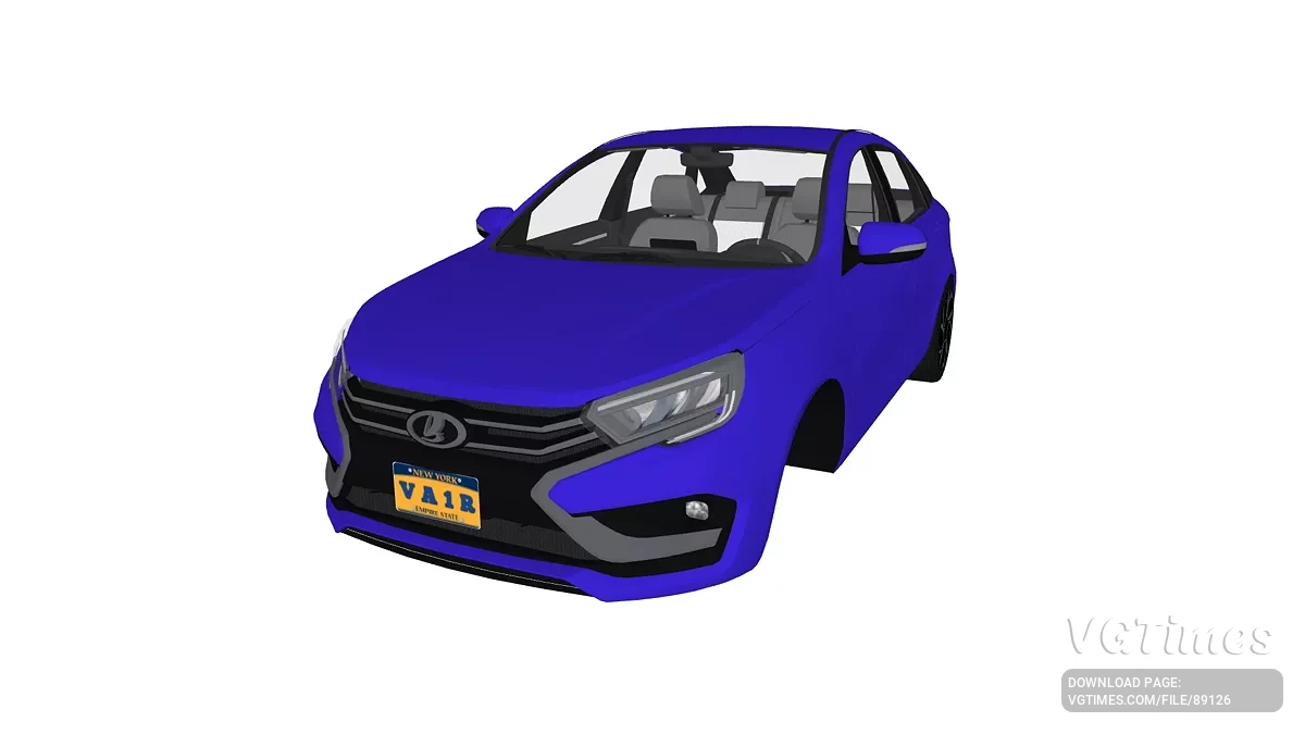 Simple Car Crash Physics Sim — Lada Vesta NG