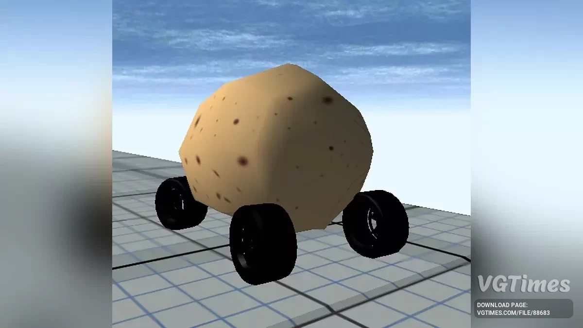 Not Simple Car Crash — Машина-картошка в стиле low poly