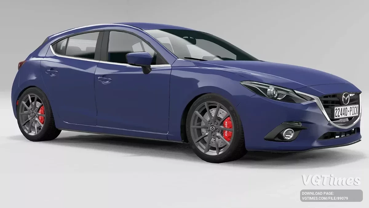 BeamNG.drive — Mazda 3 v4.50 (0.37.x)