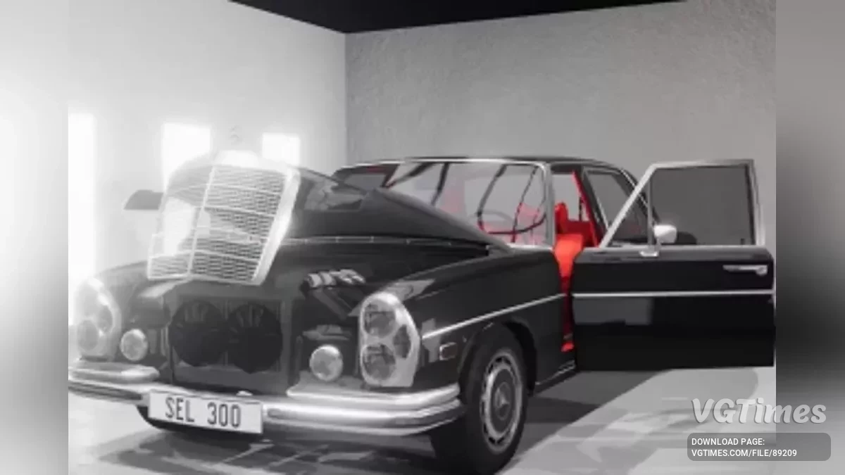 BeamNG.drive — Mercedes-Benz 300 SEL v4.85 (0.37.x)