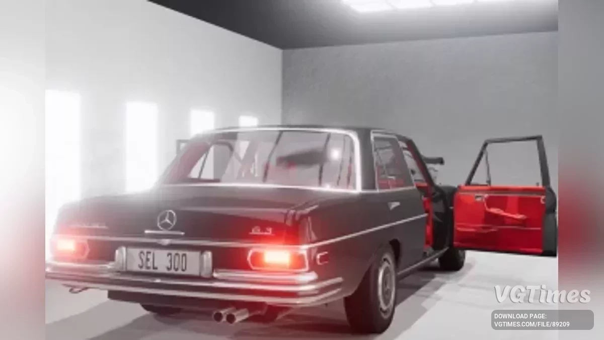 BeamNG.drive — Mercedes-Benz 300 SEL v4.85 (0.37.x)