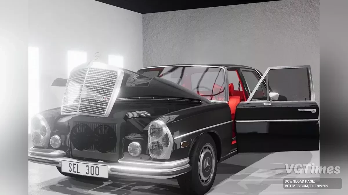 BeamNG.drive — Mercedes-Benz 300 SEL v4.85 (0.37.x)