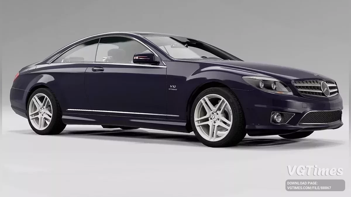 BeamNG.drive — Mercedes-Benz CL 600 (C216) 2006 v3.05 (0.37.x)