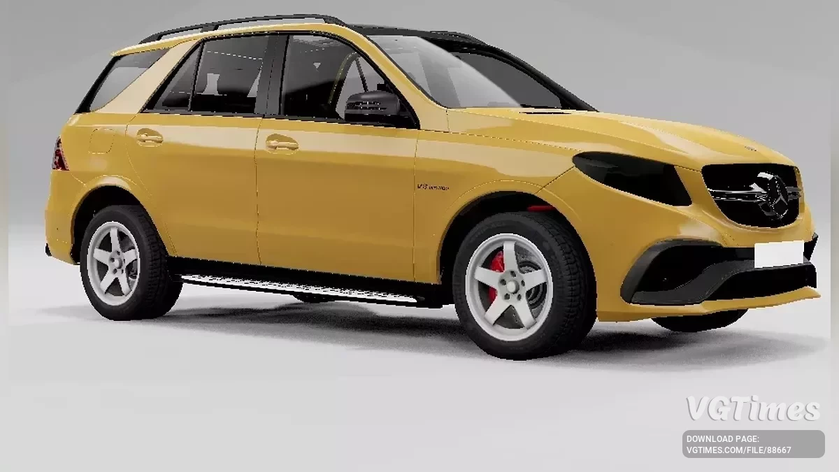 BeamNG.drive — Mercedes-Benz GLE W166 update (0.37.x)