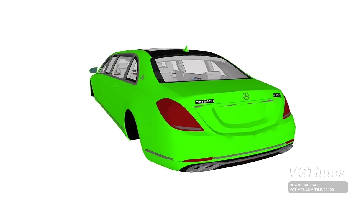 Simple Car Crash Physics Sim — Mercedes-Benz Maybach S650 Pullman