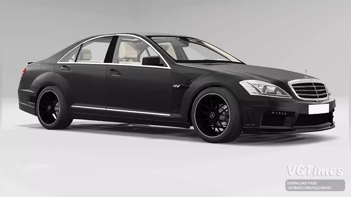 BeamNG.drive — Mercedes-Benz S-Class W221 v3.10 (0.36.x)