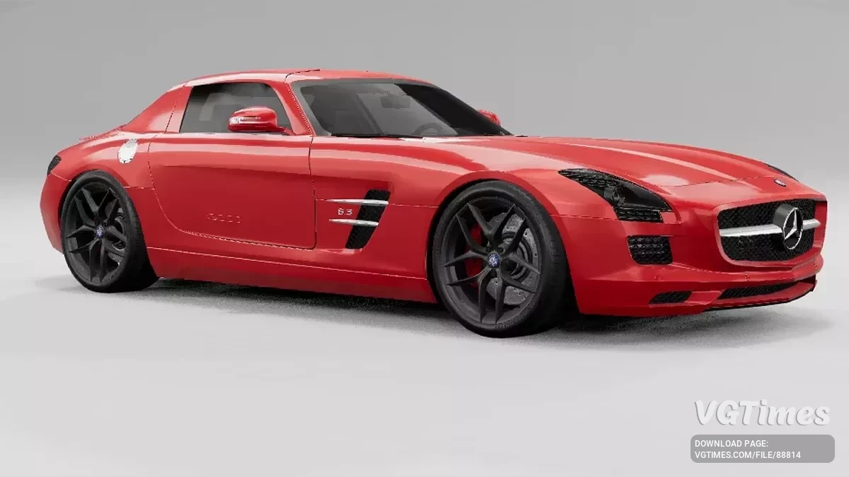 BeamNG.drive — Mercedes-Benz SLS update (0.37.x)