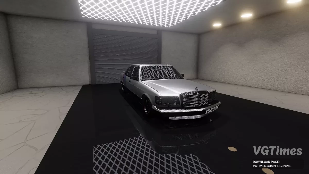 BeamNG.drive — Mercedes-Benz W126 v2.0 (0.37.x)