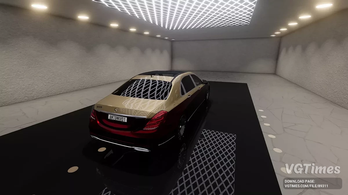 BeamNG.drive — Mercedes-Maybach X222 Long v2.0 (0.37.x)