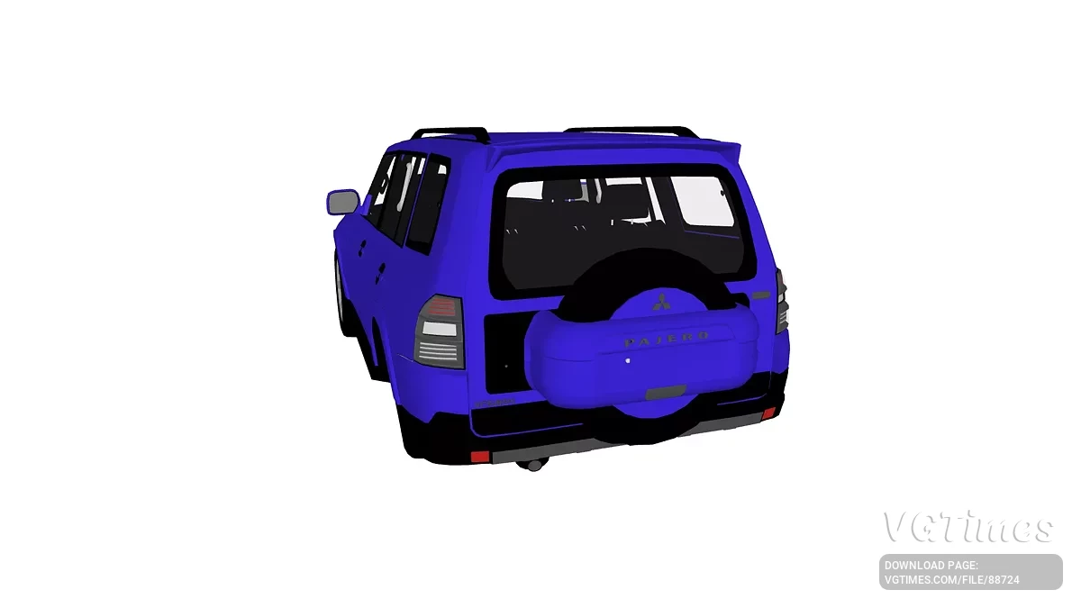 Simple Car Crash Physics Sim — Mitsubishi Pajero