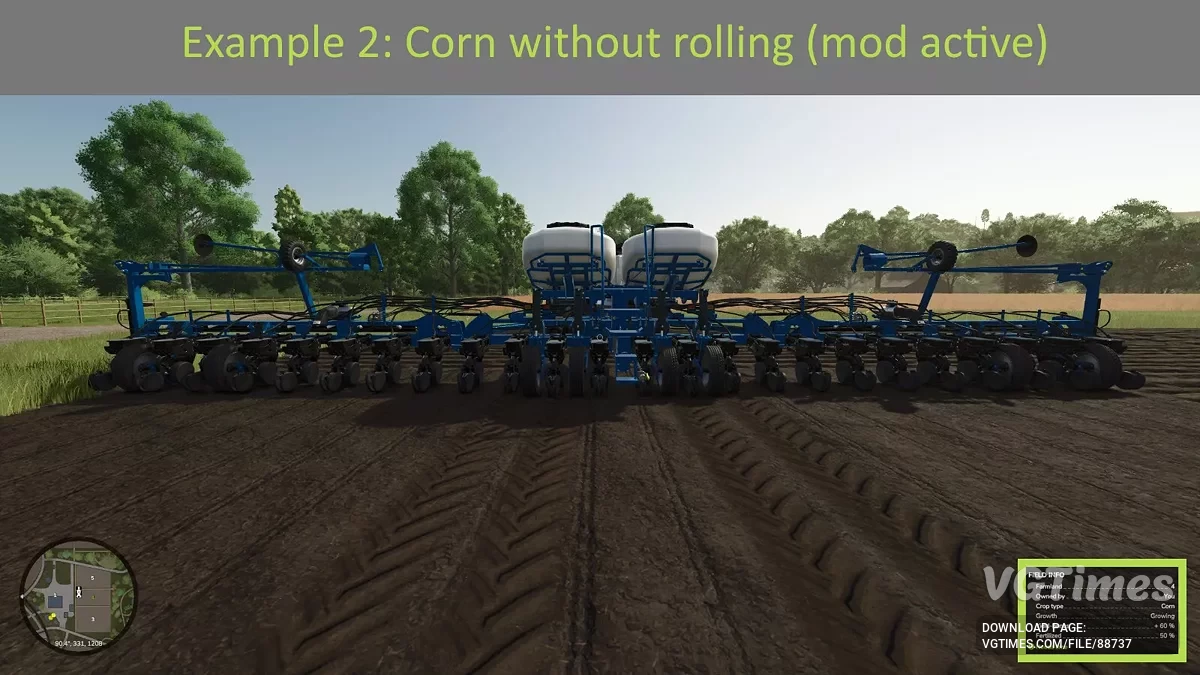 Farming Simulator 25 — Не нужно прикатывать поле после посева