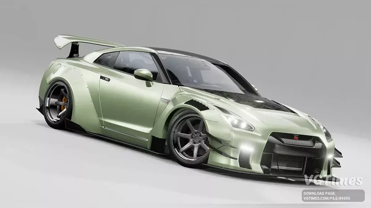 BeamNG.drive — Nissan GTR R35 pack v4.90 (0.37.x)