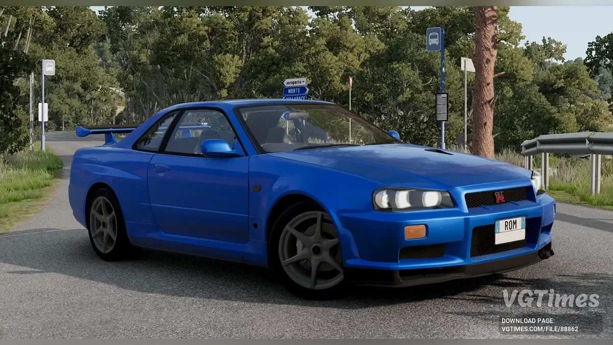 BeamNG.drive — Nissan Skyline R34 (0.37.x)