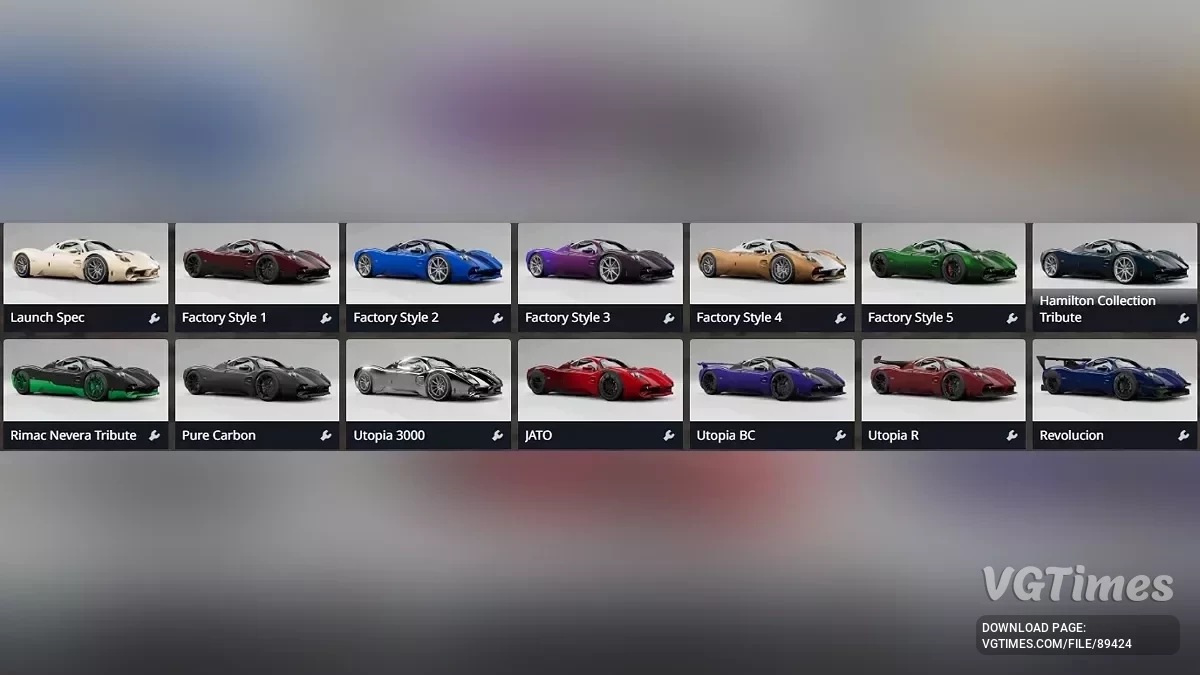 BeamNG.drive — Pagani Utopia v2.0 (0.37.x)