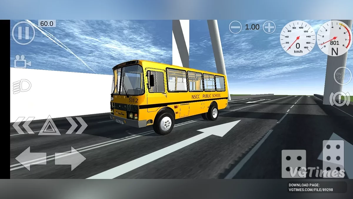 Not Simple Car Crash — Школьный автобус ПАЗ 3205