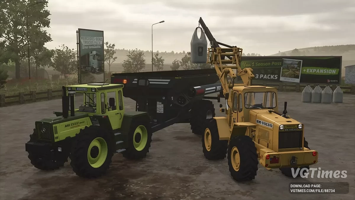 Farming Simulator 25 — Перевозить известь в перегрузочных прицепах