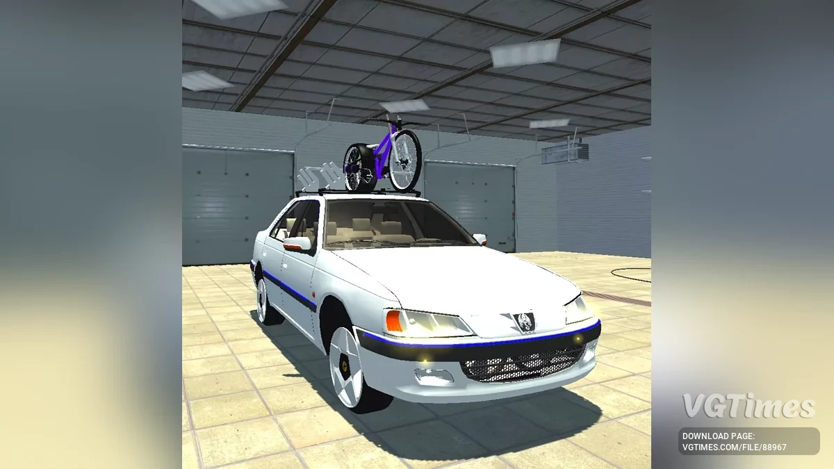 Not Simple Car Crash — Peugeot с велосипедом