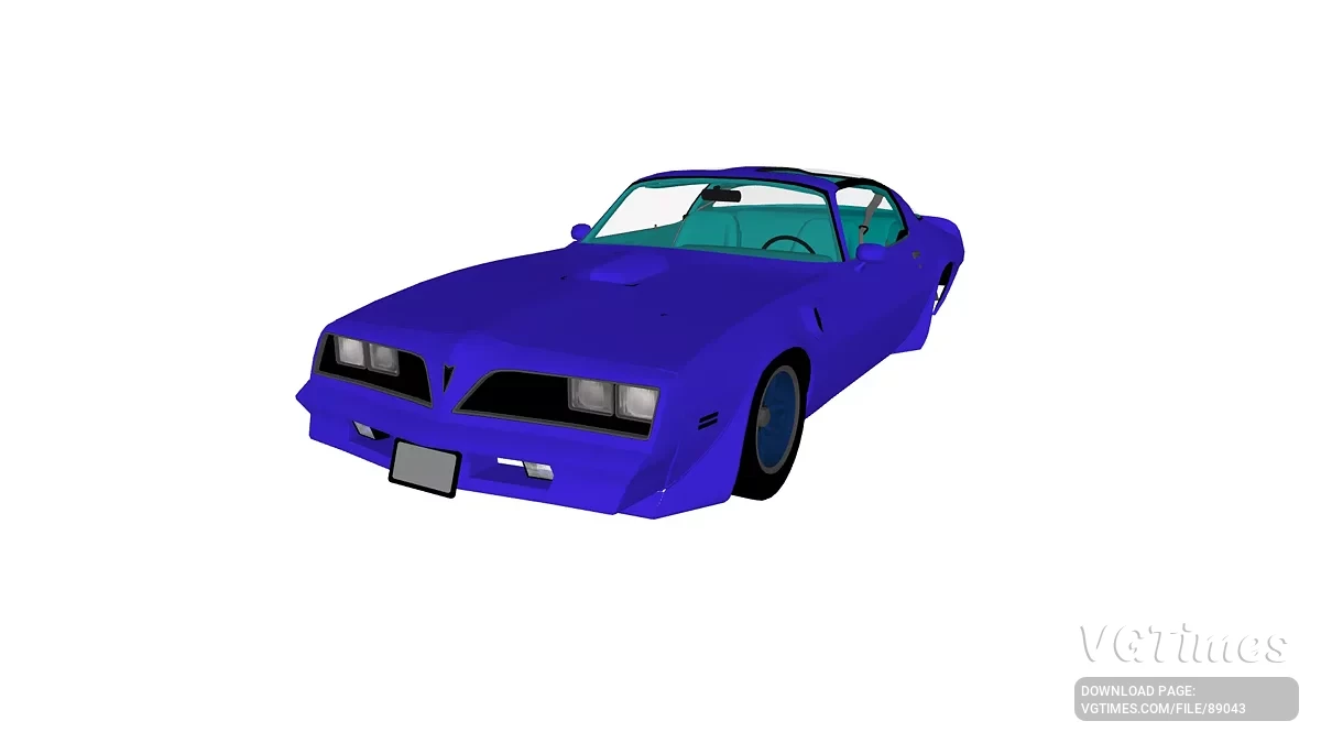 Simple Car Crash Physics Sim — Pontiac Firebird