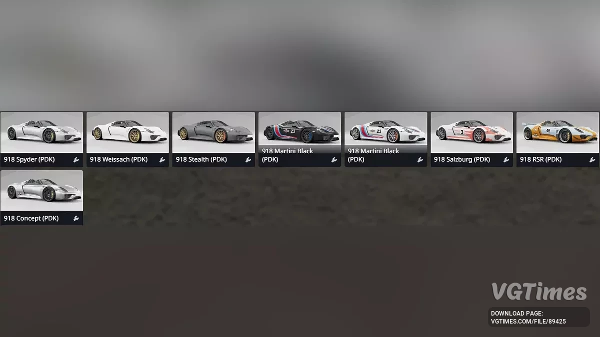 BeamNG.drive — Porsche 918 v2.1.3 (0.37.x)