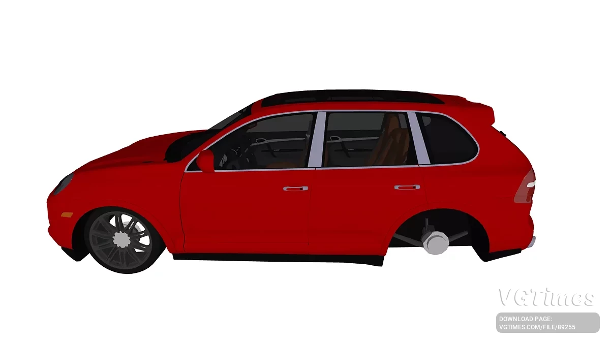 Simple Car Crash Physics Sim — Porsche Cayenne