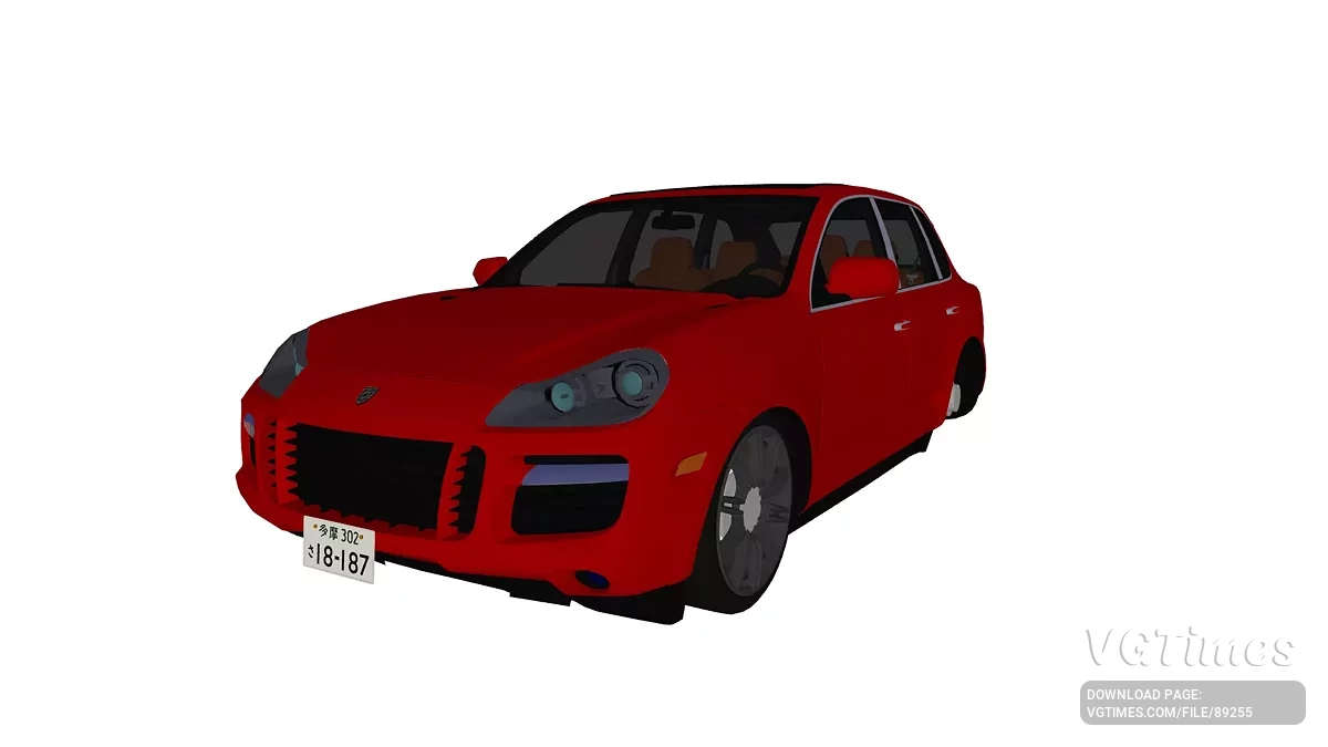 Simple Car Crash Physics Sim — Porsche Cayenne