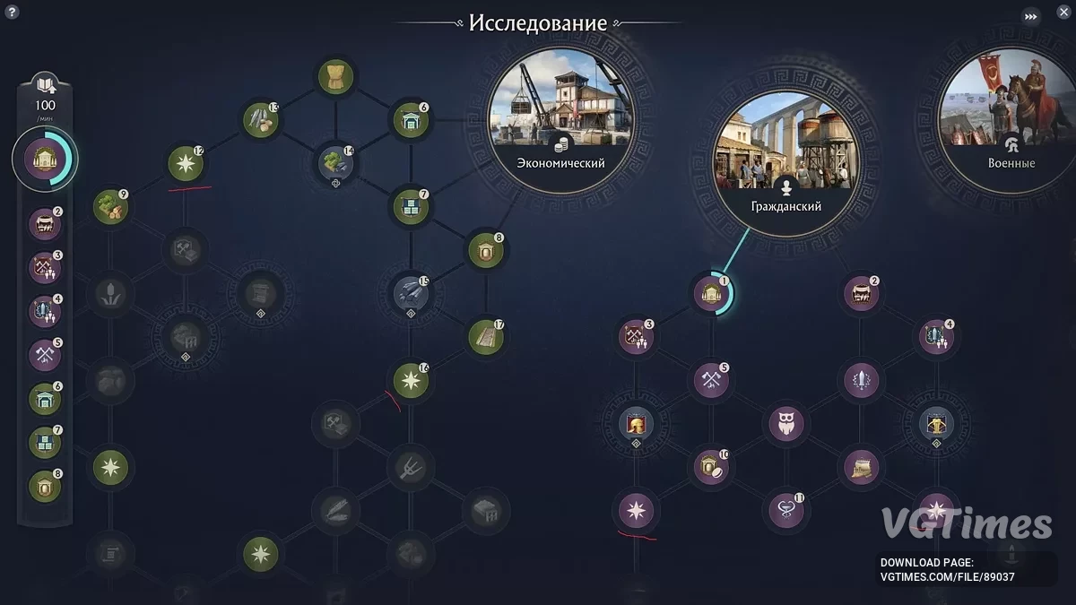 Anno 117: Pax Romana — Разблокировать все исследования