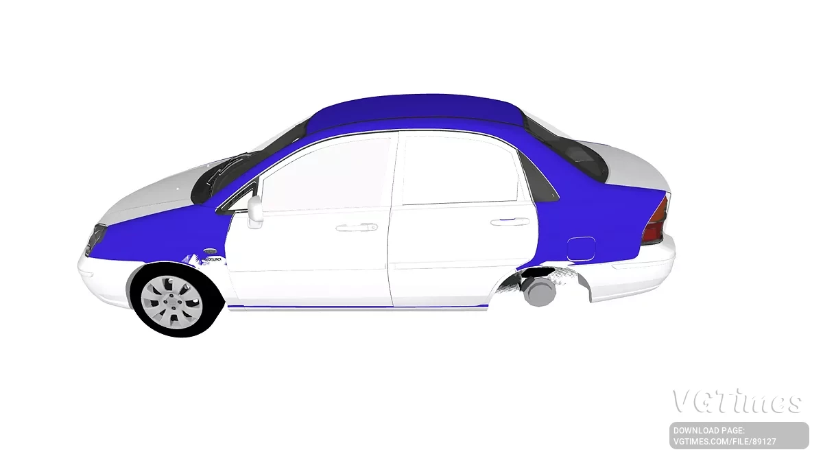 Simple Car Crash Physics Sim — Suzuki Liana