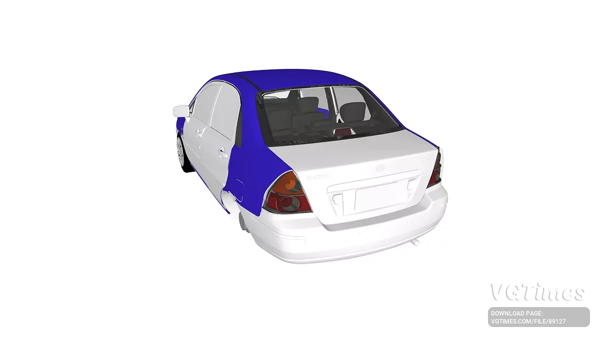 Simple Car Crash Physics Sim — Suzuki Liana