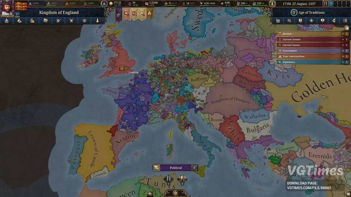 Europa Universalis 5 — Таблица для Cheat Engine [#4]