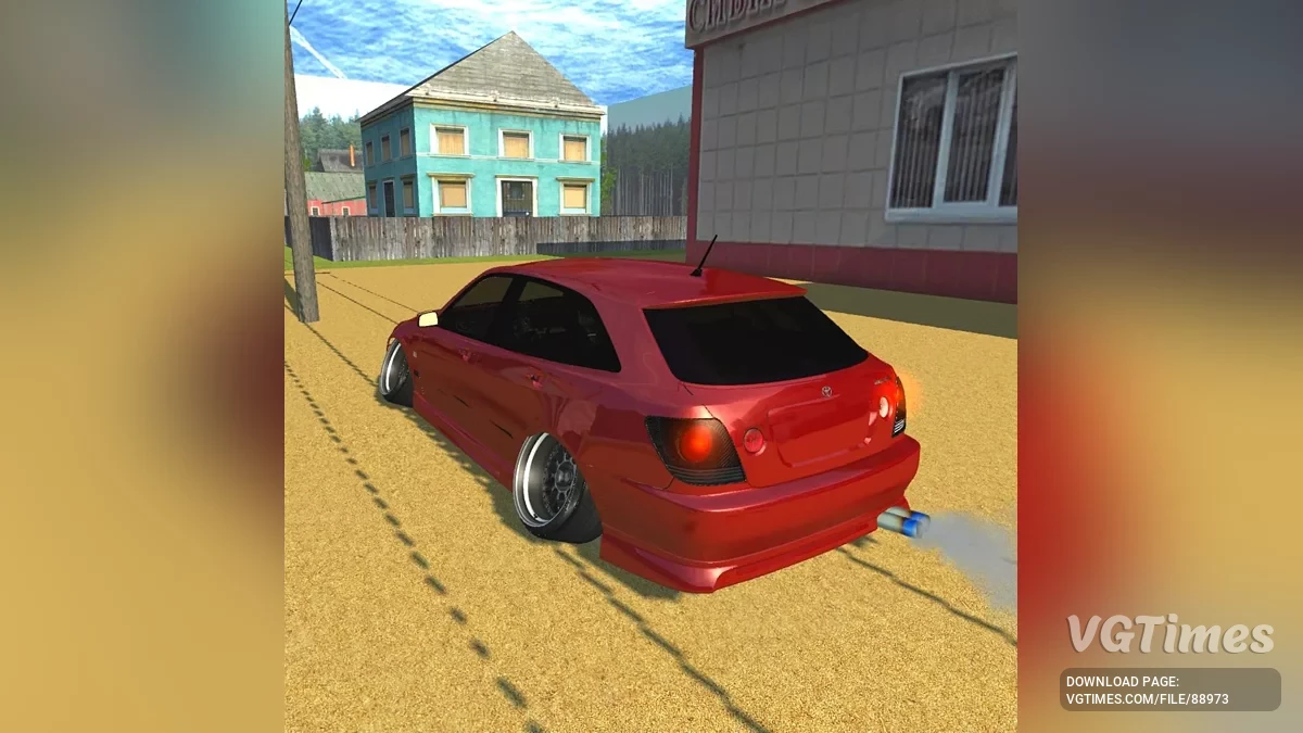 Simple Car Crash Physics Sim — Toyota Altezza